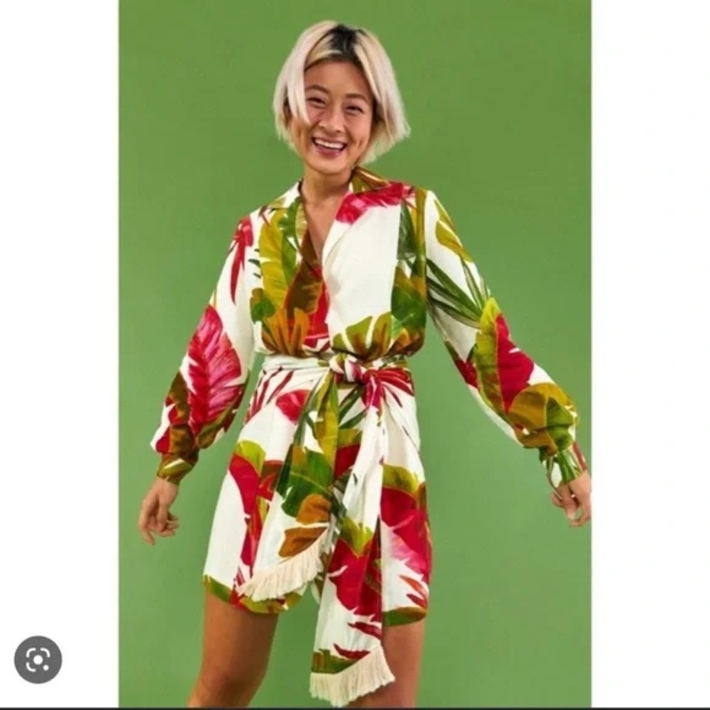 Farm Rio Spring Forest Mini Dress - Picture 2 of 5